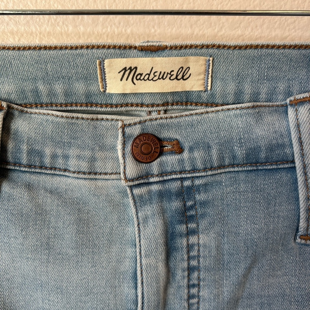 Madewell 11" High-Rise Roadtripper Authentic Jeans in Meade Wash size 33 - Picture 5 of 13